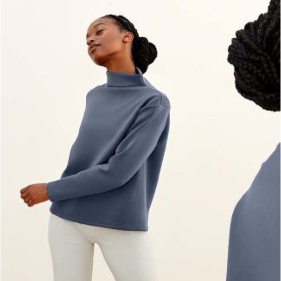 ADAY Like A Boss Sweatshirt, ‘Mineral’ blue, size XS - Picture 3 of 10